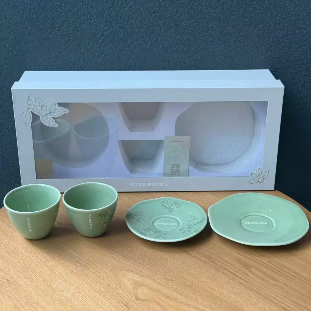 Starbucks - 新品完売スターバックス カップ+ソーサー セット Starbucks - 新品完売スターバックス カップ+ソーサー セット