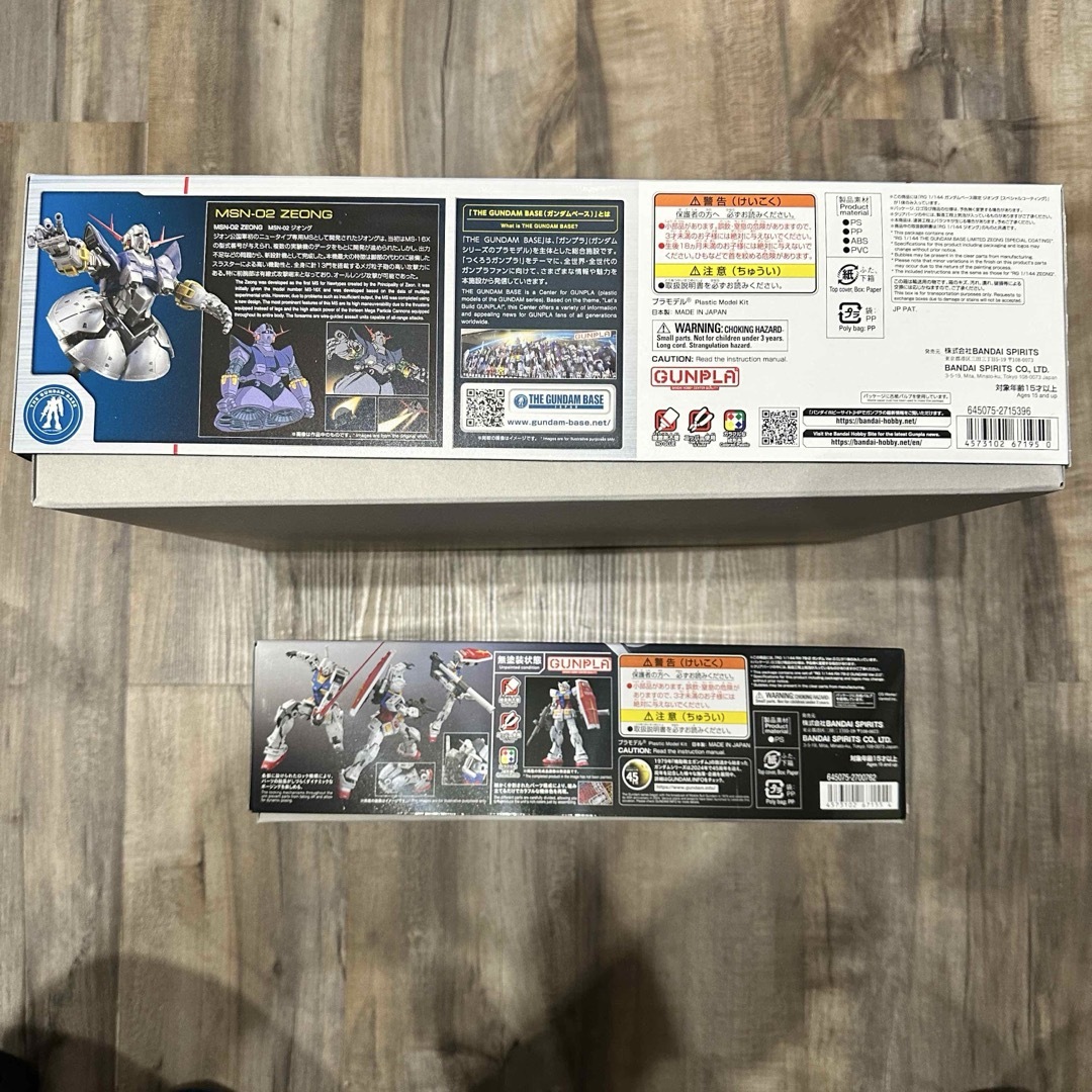 未組立 1/144 RG ジオング SPコーティング & ガンダムVer.2.0 未組立 1/144 RG ジオング SPコーティング & ガンダムVer.2.0