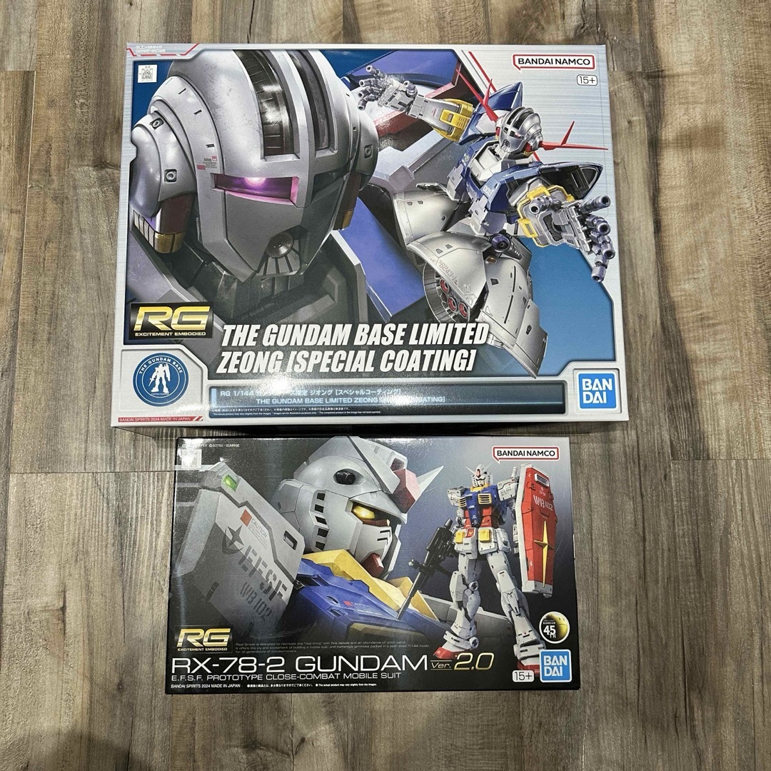 未組立 1/144 RG ジオング SPコーティング & ガンダムVer.2.0 未組立 1/144 RG ジオング SPコーティング & ガンダムVer.2.0