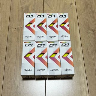 本間ゴルフ - HONMA ホンマ ゴルフボール D1 イエロー 2ダース 24個 マルチカラー