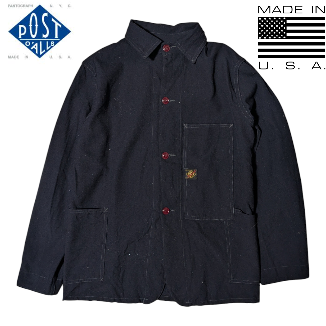 POST OVERALLS - Imperial POST OʼALLS USA ネイビー ウール POST OVERALLS - Imperial POST OʼALLS USA ネイビー ウール