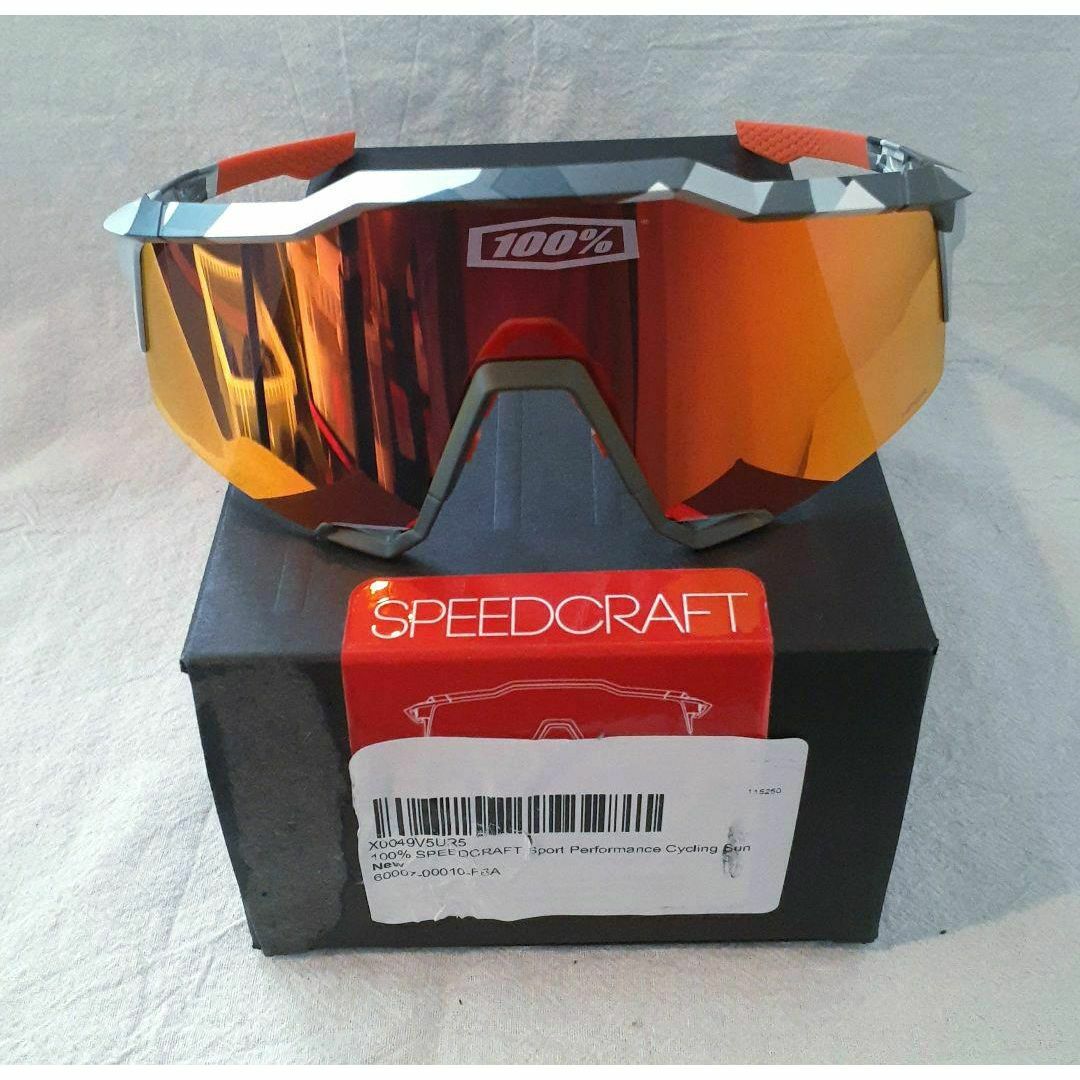 100% SPEEDCRAFT Grey Camo / レッドミラー サングラス 100% SPEEDCRAFT Grey Camo / レッドミラー サングラス