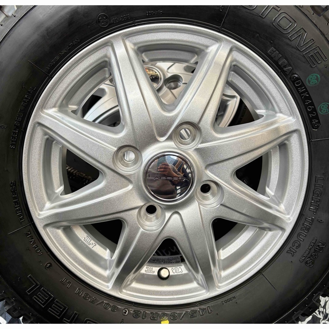 BRIDGESTONE - ④軽トラ・箱バン用の新品ゴツゴツタイヤと新品 BRIDGESTONE - ④軽トラ・箱バン用の新品ゴツゴツタイヤと新品
