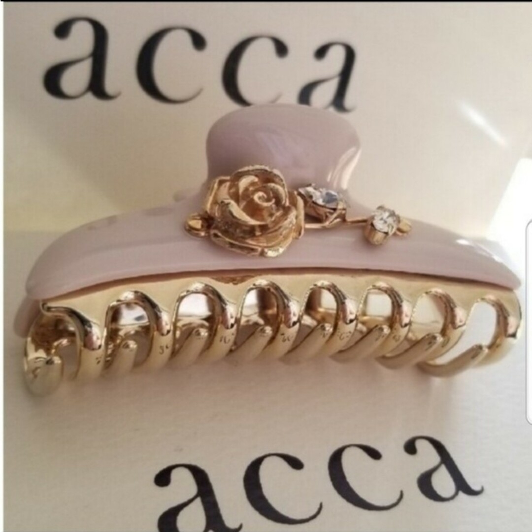 希少レア限定品◇accaアッカ◇ティーカップローズ 中&小クリップ 希少レア限定品◇accaアッカ◇ティーカップローズ 中&小クリップ
