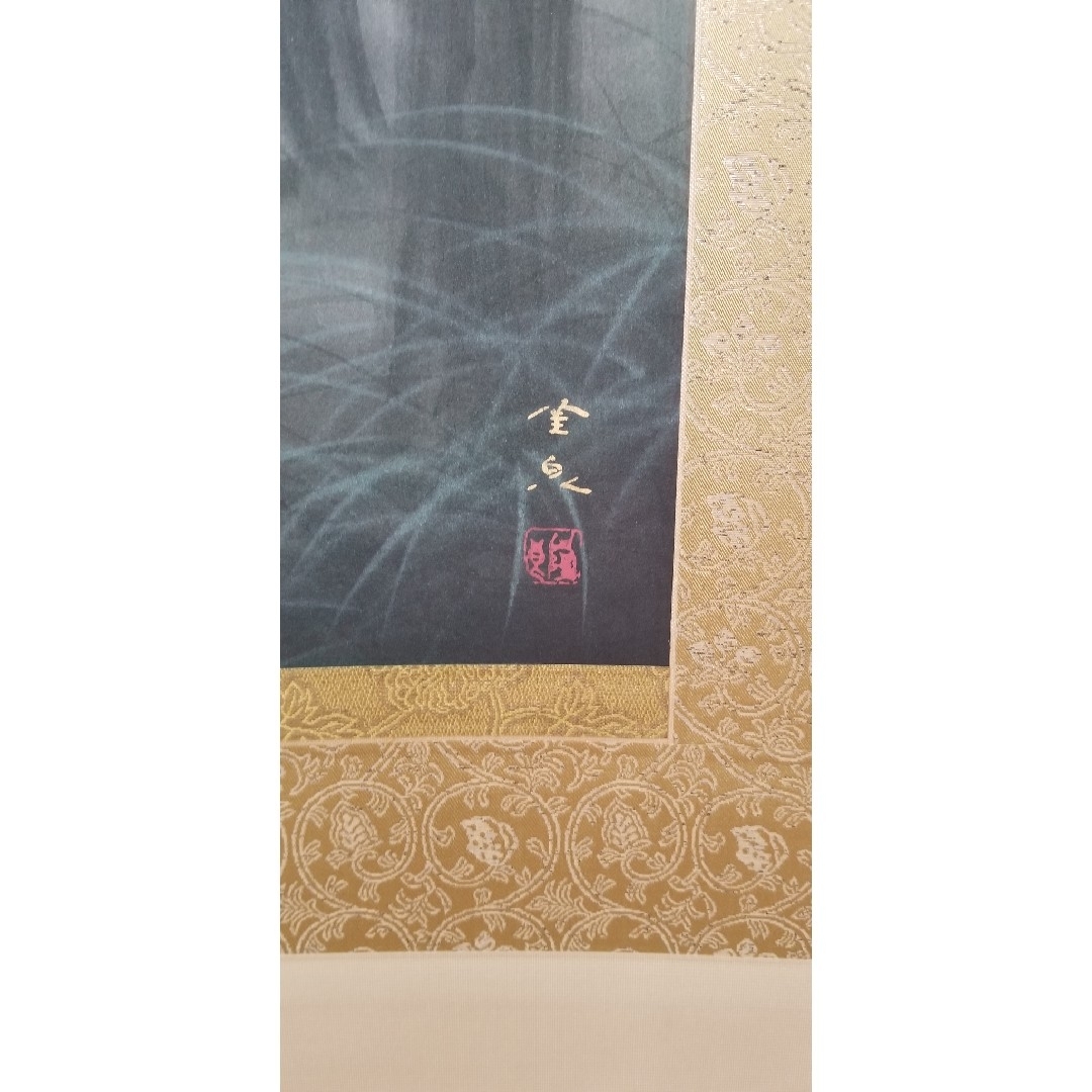 日本美術院特待 佐藤隆良作1.5尺幅立 三千院 縦198cm幅54.5cm太巻 エンタメ/ホビーの美術品/アンティーク(その他)の商品写真