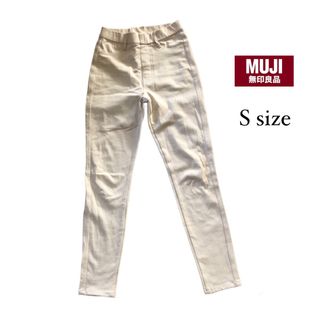 ムジルシリョウヒン(MUJI (無印良品))の無印 MUJI  ストレッチスキニー　白　Sサイズ(スキニーパンツ)