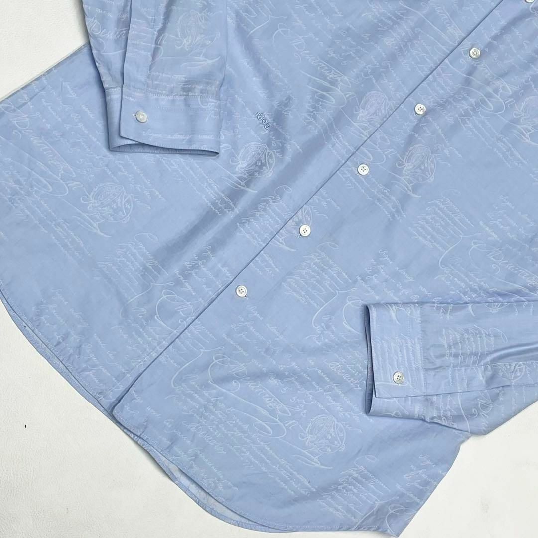 美品 XL相当 Berluti ベルルッティ カリグラフィ 長袖シャツ シャツ 美品 XL相当 Berluti ベルルッティ カリグラフィ 長袖シャツ シャツ