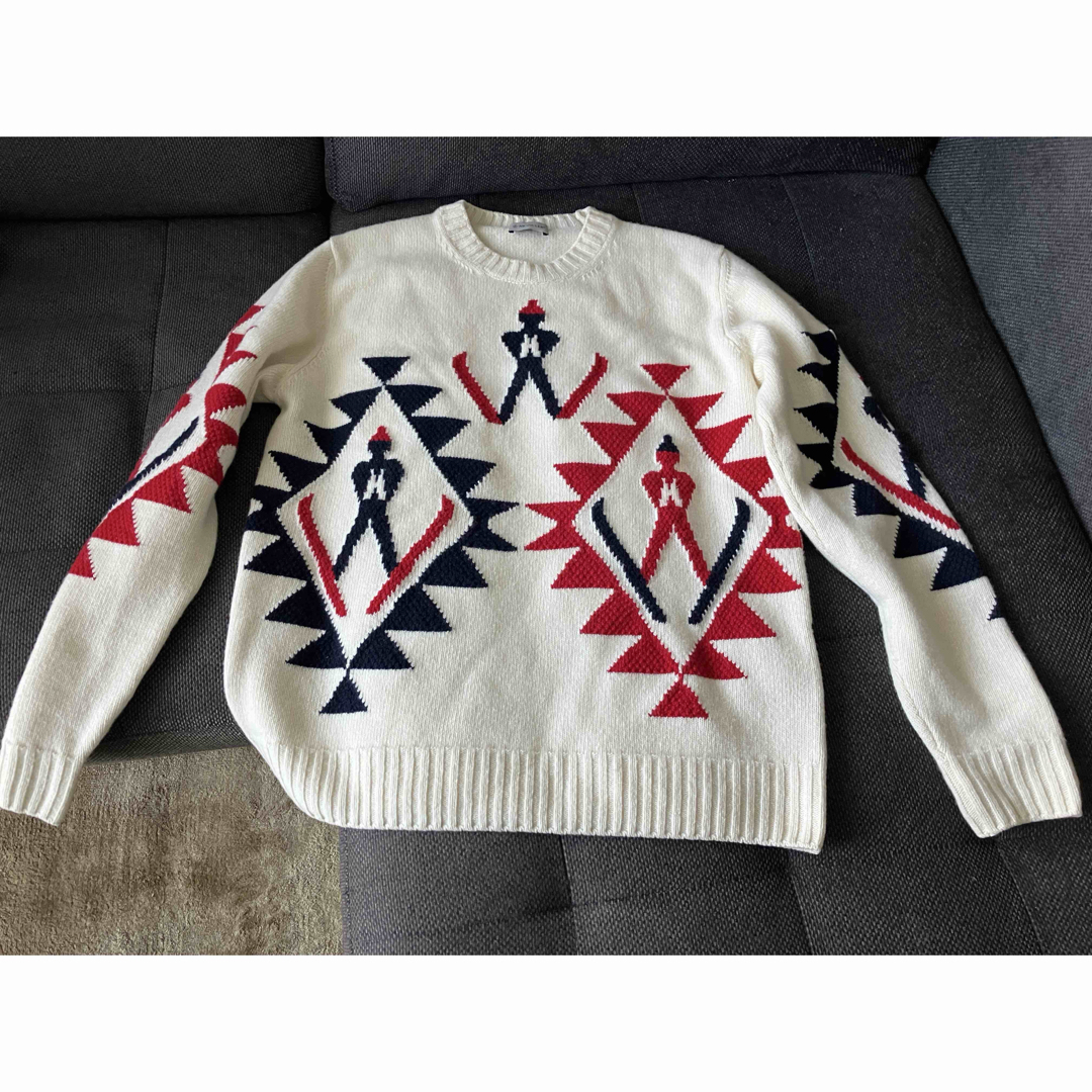 MONCLER - 【超美品】MONCLER ウールニット セーター M 定価 MONCLER - 【超美品】MONCLER ウールニット セーター M 定価