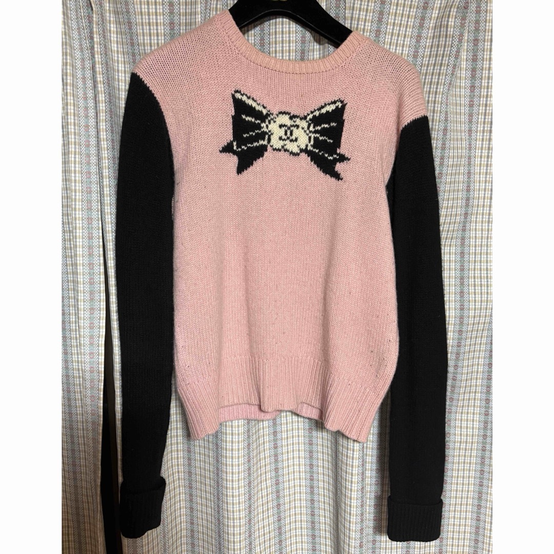 CHANEL - ☆難アリ☆シャネル☆CHANEL☆95Aカメリアニット CHANEL - ☆難アリ☆シャネル☆CHANEL☆95Aカメリアニット