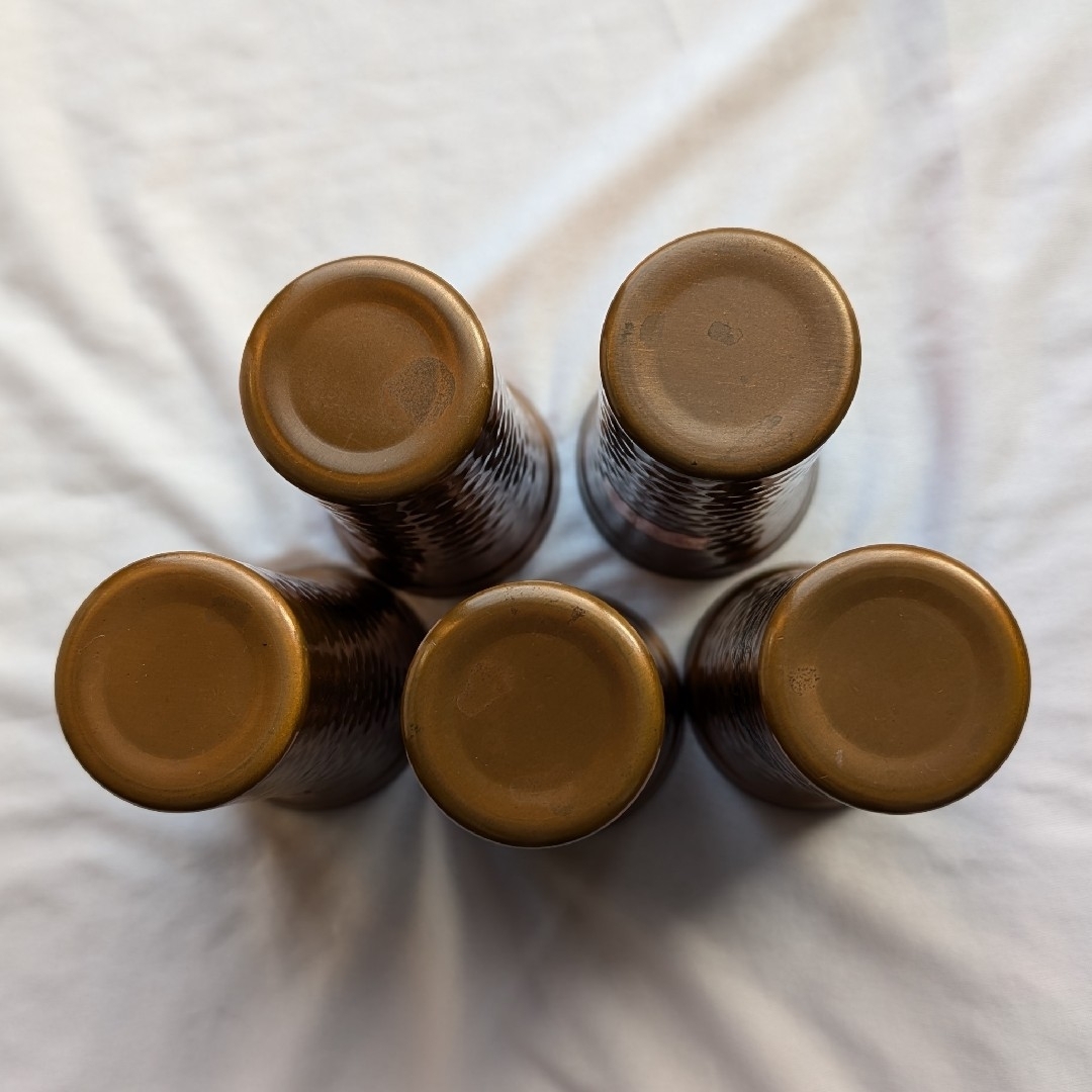 VULCAN PURE MILD COPPER CRAFTカップ 5客セット インテリア/住まい/日用品のキッチン/食器(グラス/カップ)の商品写真