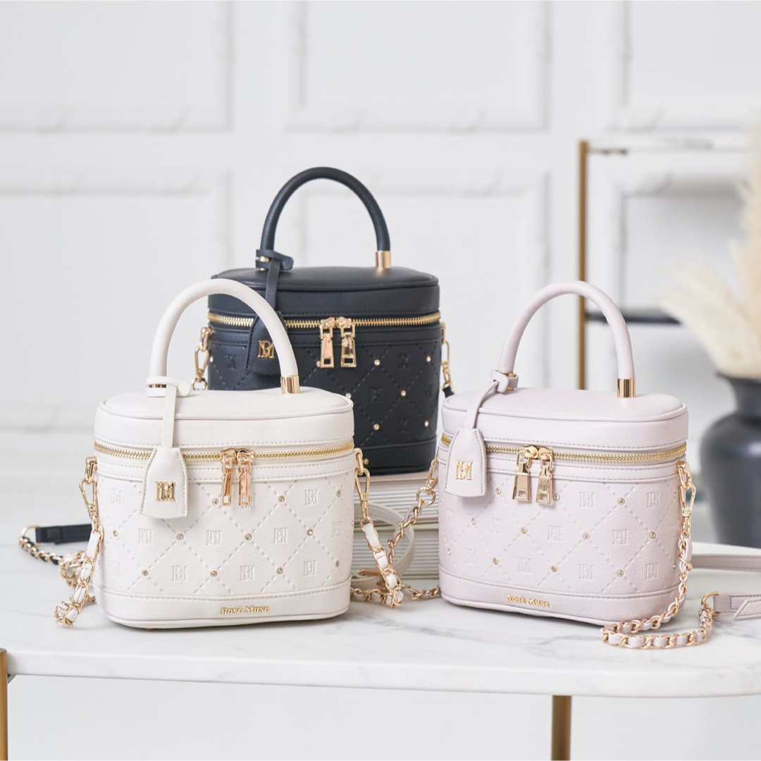 バニティ ロゼミュ ロゼミューズ bijou vanity bag ブラック 黒 受注予約】bijou vanity bag – BUNNY APARTMENT