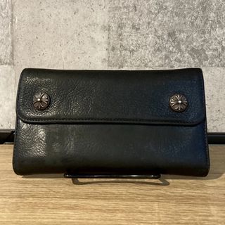 Chrome Hearts - クロムハーツ クロスボールウェーブウォレット Chrome Hearts - クロムハーツ クロスボールウェーブウォレット
