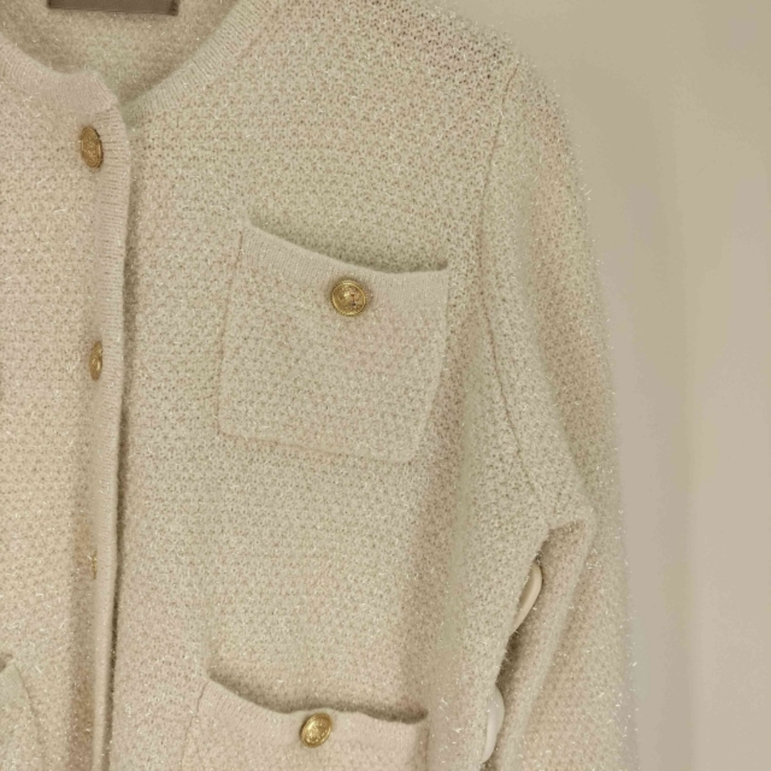 JUSGLITTY - JUSGLITTY(ジャスグリッティー) 24SS ラメツイード JUSGLITTY - JUSGLITTY(ジャスグリッティー) 24SS ラメツイード