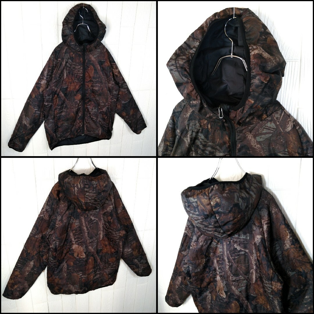 STUSSY】リアルツリー 中綿入り ナイロンフードジャケット STUSSY】リアルツリー 中綿入り ナイロンフードジャケット