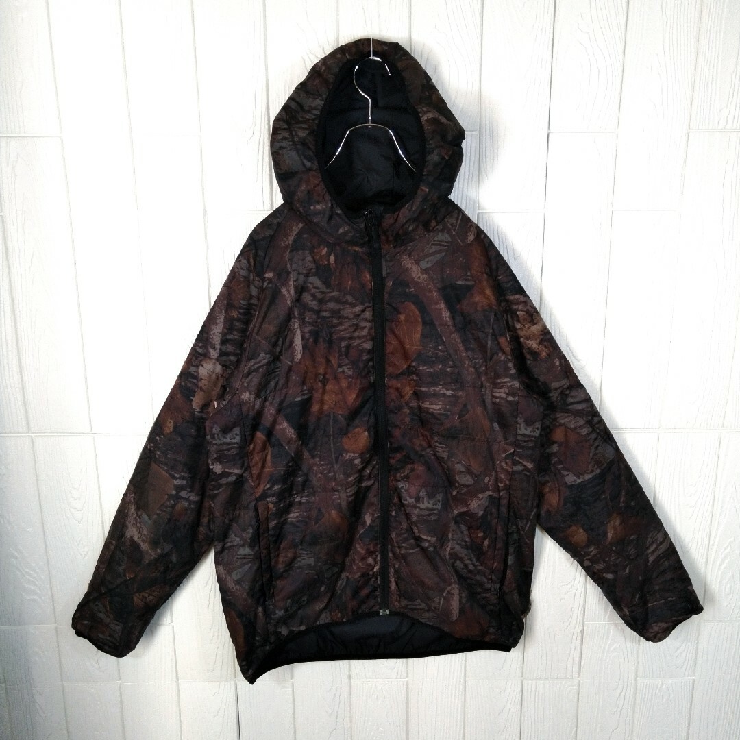 STUSSY】リアルツリー 中綿入り ナイロンフードジャケット STUSSY】リアルツリー 中綿入り ナイロンフードジャケット