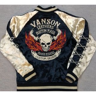 VANSON - VANSON リバーシブルスカジャン バイカーズ スカル柄 VANSON - VANSON リバーシブルスカジャン バイカーズ スカル柄