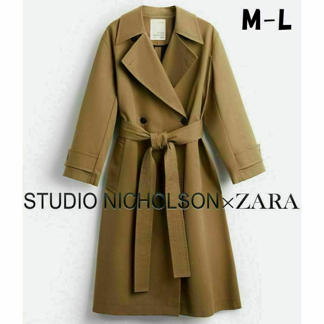 STUDIO NICHOLSON×ZARA オーバーサイズトレンチコート M-L STUDIO NICHOLSON×ZARA オーバーサイズトレンチコート M-L