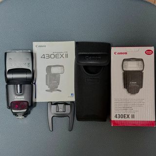 キヤノン(Canon)の【美品】Canon 430EX II ストロボ(ストロボ/照明)