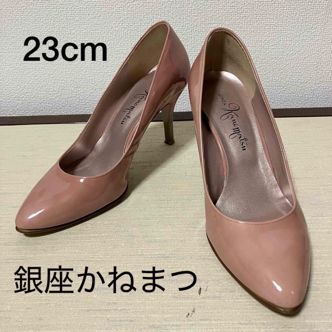 GINZA Kanematsu - 【状態良好】銀座かねまつ エナメルピンク GINZA Kanematsu - 【状態良好】銀座かねまつ エナメルピンク