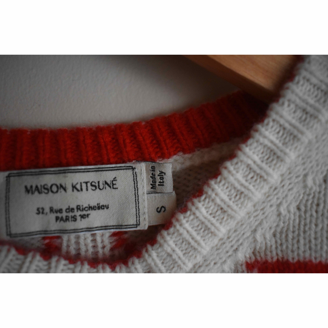 maisonkitsune head foxロゴニット スター maisonkitsune head foxロゴニット スター