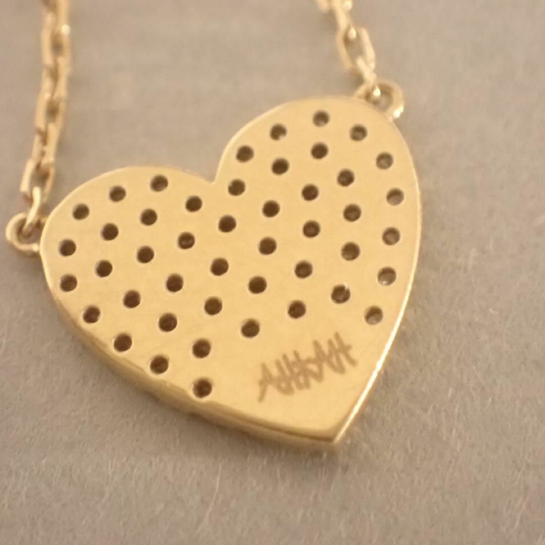 AHKAH ハートパヴェミディ ネックレス K18 0.25ct AHKAH ハートパヴェミディ ネックレス K18 0.25ct