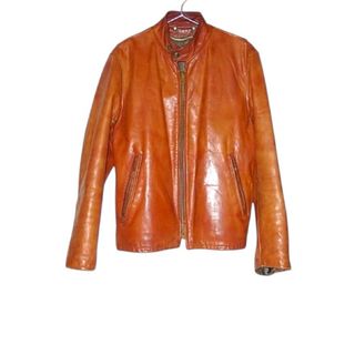 VINTAGE - ビンテージ レザージャケット A2 90s スカーフ柄 羊革 VINTAGE - ビンテージ レザージャケット A2 90s スカーフ柄 羊革