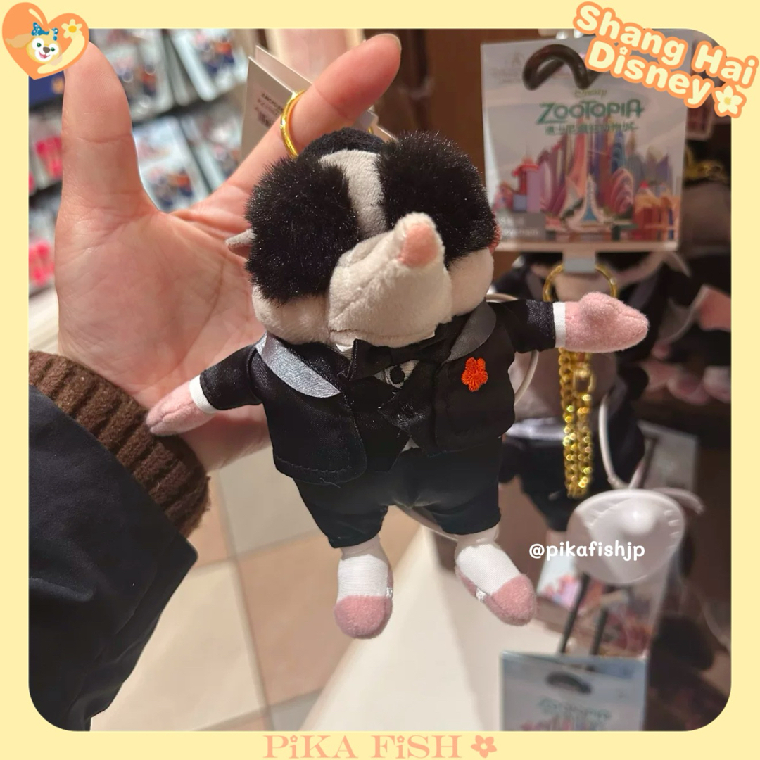 Disney(ディズニー)の【☆正規品】Mr. ビッグ ズートピア ぬいぐるみキーホルダー 上海ディズニー エンタメ/ホビーのおもちゃ/ぬいぐるみ(キャラクターグッズ)の商品写真