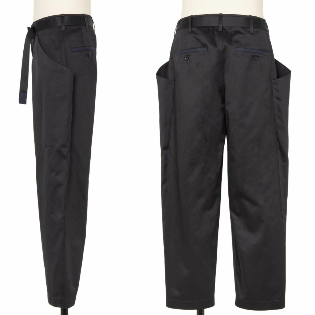 sacai - 1 ネイビー SACAI 25SS Cotton Chino Pants サカイの sacai - 1 ネイビー SACAI 25SS Cotton Chino Pants サカイの