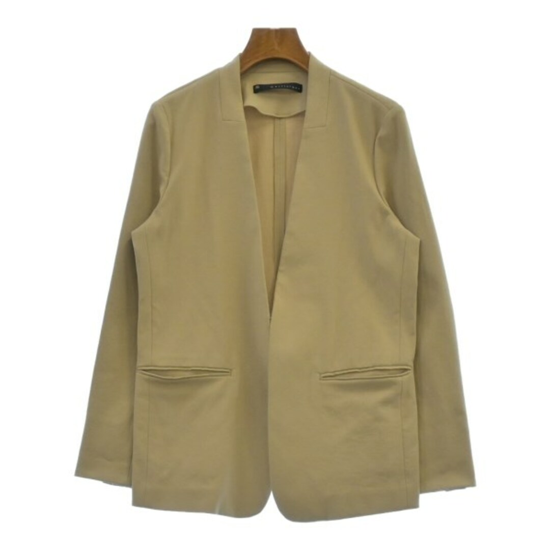 新品未使用】martinique ベージュ ノーカラージャケット