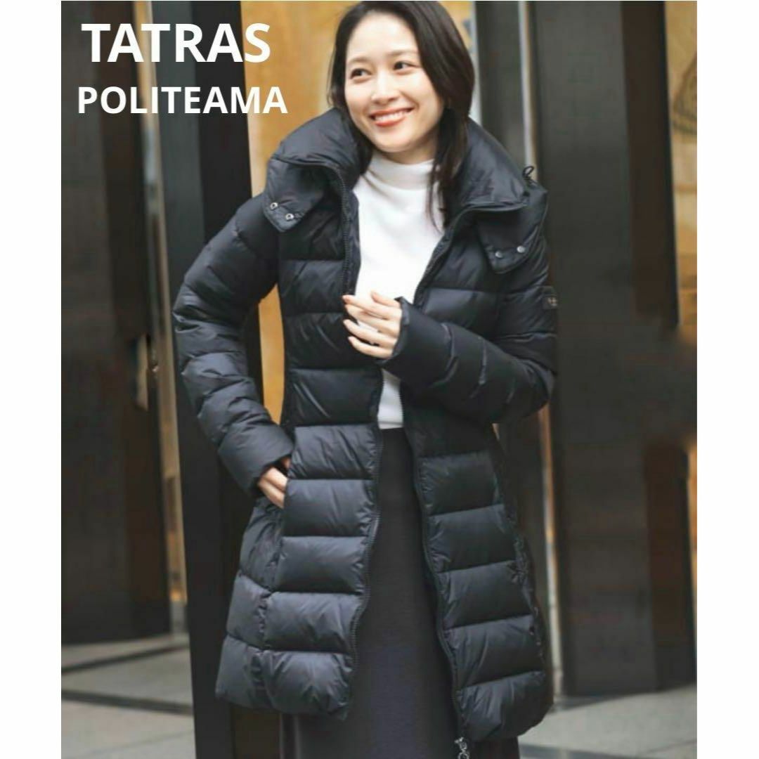 TATRAS - 美品 タトラス ポリテアマ ダウンコート ネイビー A TATRAS - 美品 タトラス ポリテアマ ダウンコート ネイビー A
