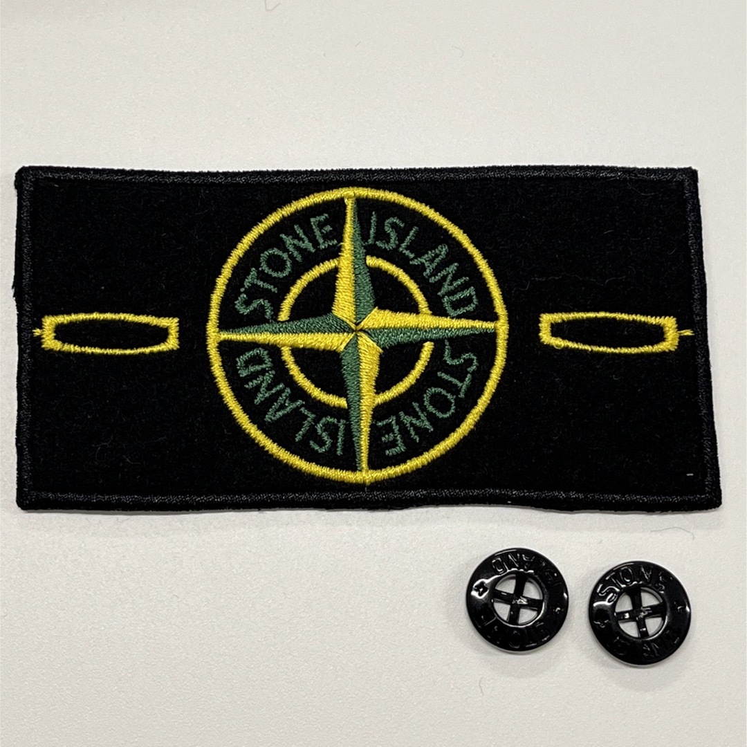 STONE ISLAND - ストーンアイランド ワッペンボタン付き STONE STONE ISLAND - ストーンアイランド ワッペンボタン付き STONE