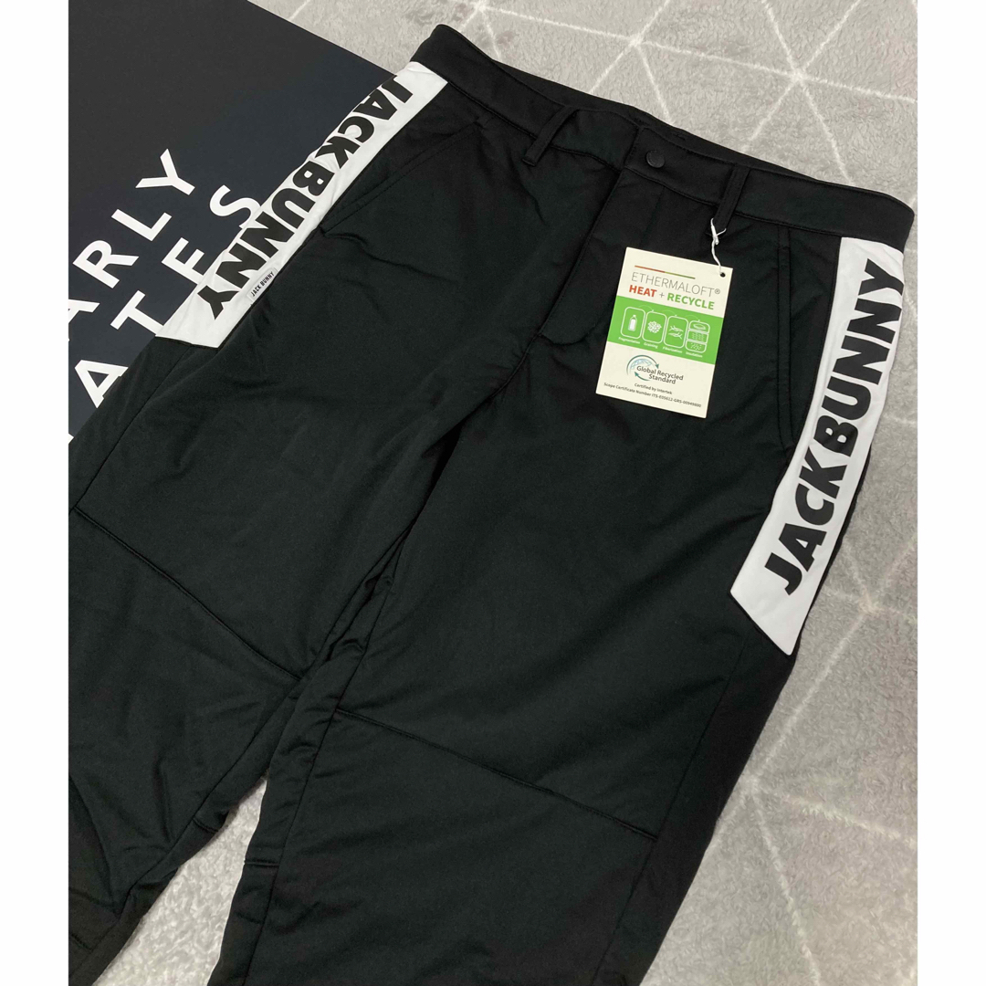 新品 パーリーゲイツ ジャックバニー PEスムース 中綿パンツ(4 新品 パーリーゲイツ ジャックバニー PEスムース 中綿パンツ(4