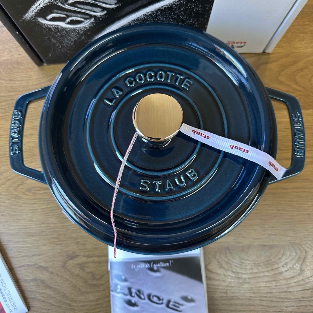 STAUB - 新品Staub ストウブ ラメール20cm ピコココットラウンド STAUB - 新品Staub ストウブ ラメール20cm ピコココットラウンド