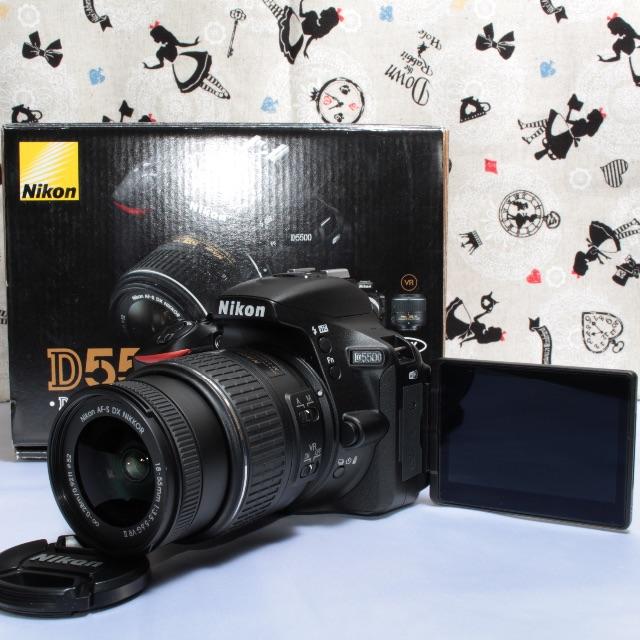 Nikon - りお❤️保証付❤️軽量コンパクト❤️Nikon D5500レンズキット