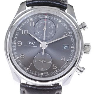 アイダブリューシー(IWC)のIWC IWC SCHAFFHAUSEN IW390404 ポルトギーゼ デイト クロノグラフ 自動巻き メンズ _849674(腕時計(アナログ))