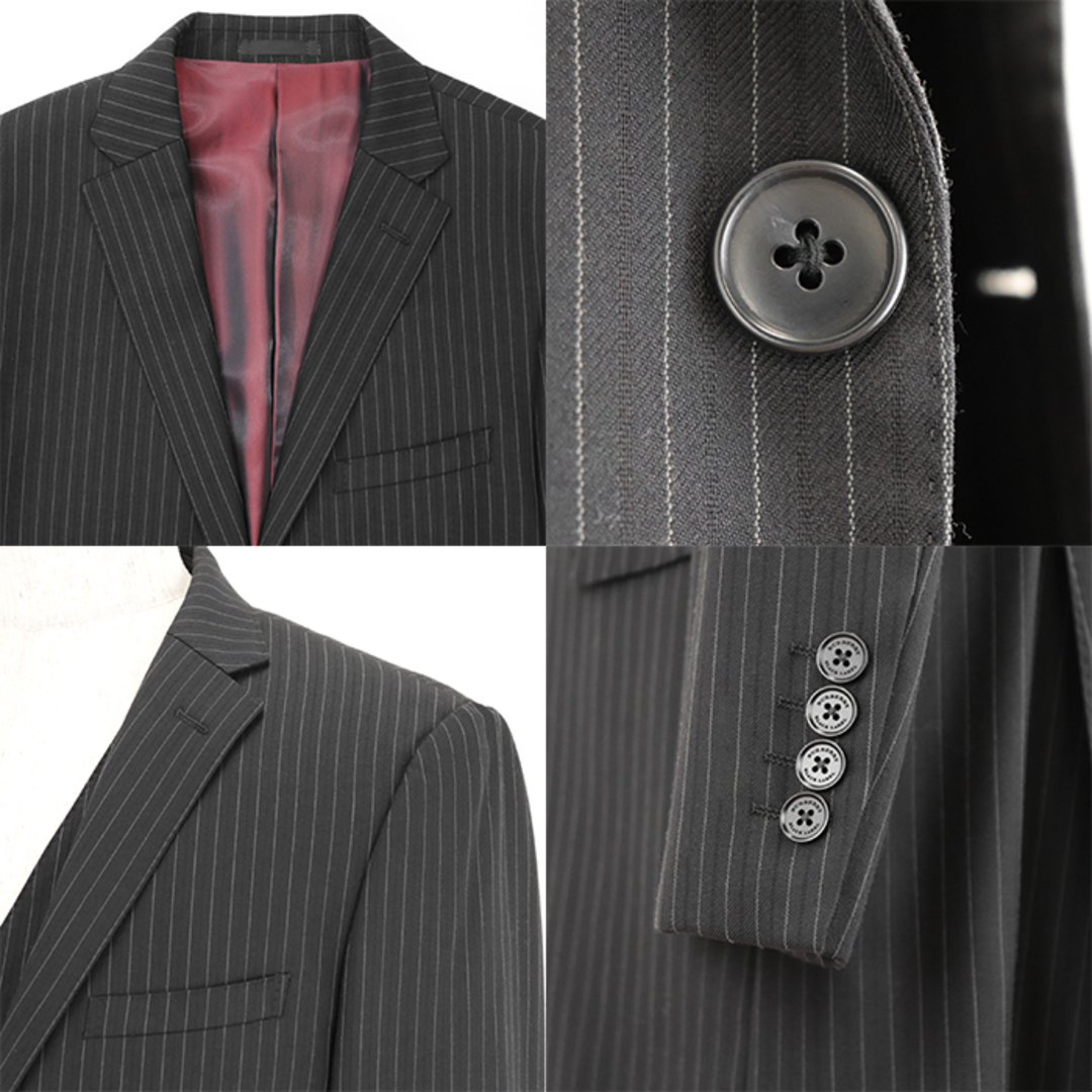 新製品情報も満載 美品✨BURBERRY BLACK LABEL スーツ シャドー 新製品情報も満載 美品✨BURBERRY BLACK LABEL スーツ シャドー