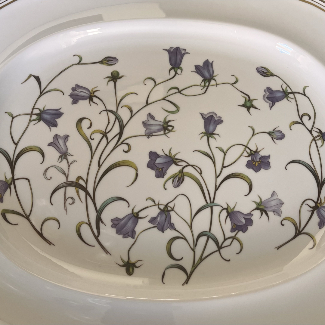 希少品】英国製 スポード ☆カンパニュラ☆パーティプレート 希少品】英国製 スポード ☆カンパニュラ☆パーティプレート
