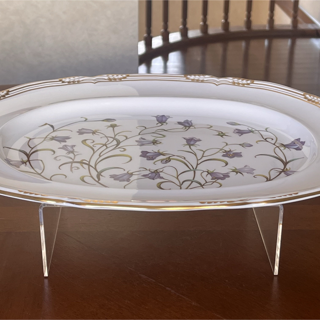 希少品】英国製 スポード ☆カンパニュラ☆パーティプレート 希少品】英国製 スポード ☆カンパニュラ☆パーティプレート