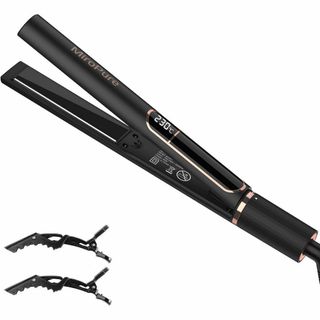 ヘアアイロン ストレートアイロン 2WAY ストレートカール コテ 急速加熱(ヘアアイロン)