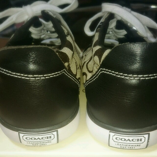 COACHスニーカー靴　24cm 保存箱付 2