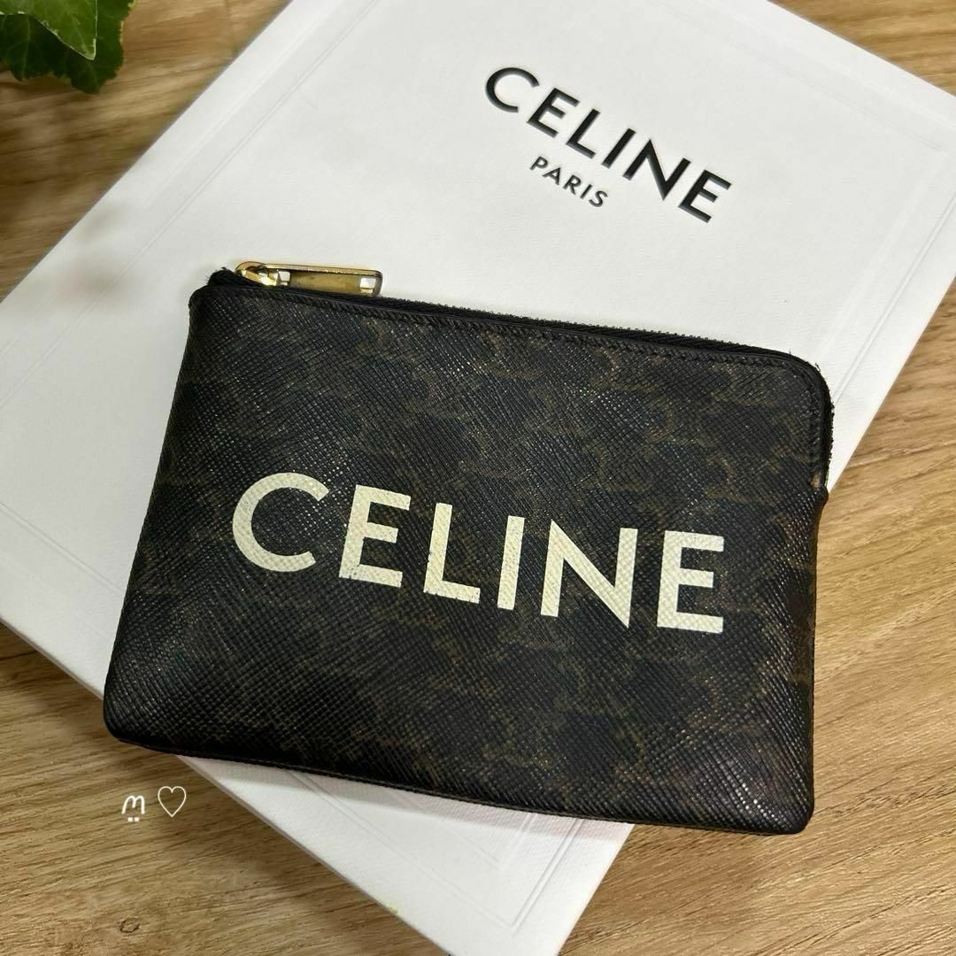 CELINE - CELINE セリーヌ トリオンフキャンバス コイン&カード CELINE - CELINE セリーヌ トリオンフキャンバス コイン&カード