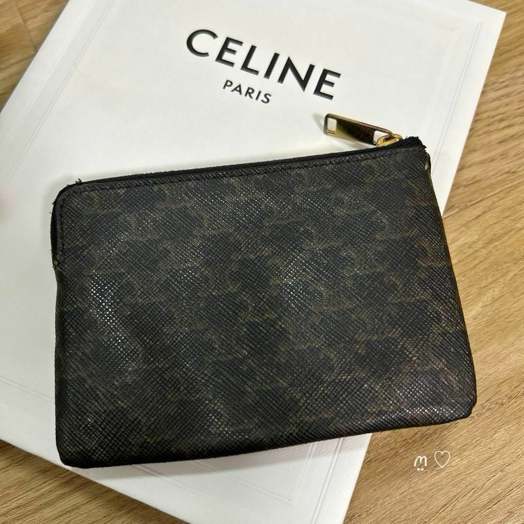 CELINE - CELINE セリーヌ トリオンフキャンバス コイン&カード CELINE - CELINE セリーヌ トリオンフキャンバス コイン&カード