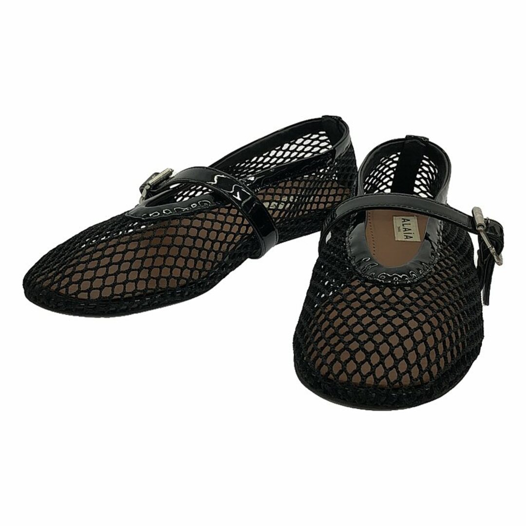 ALAIA / アライア | メッシュ フラットパンプス | 37 | ブラック ALAIA / アライア | メッシュ フラットパンプス | 37 | ブラック