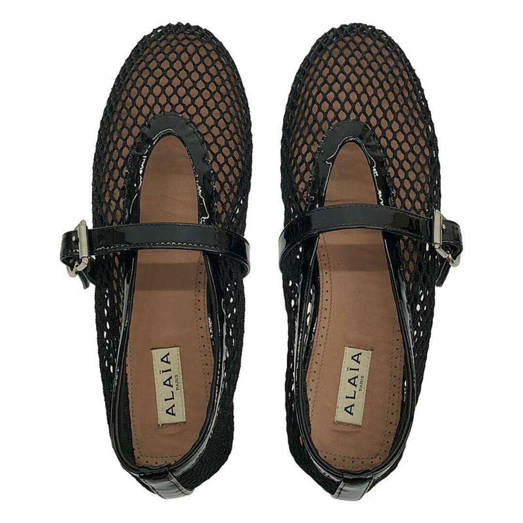 ALAIA / アライア | メッシュ フラットパンプス | 37 | ブラック ALAIA / アライア | メッシュ フラットパンプス | 37 | ブラック