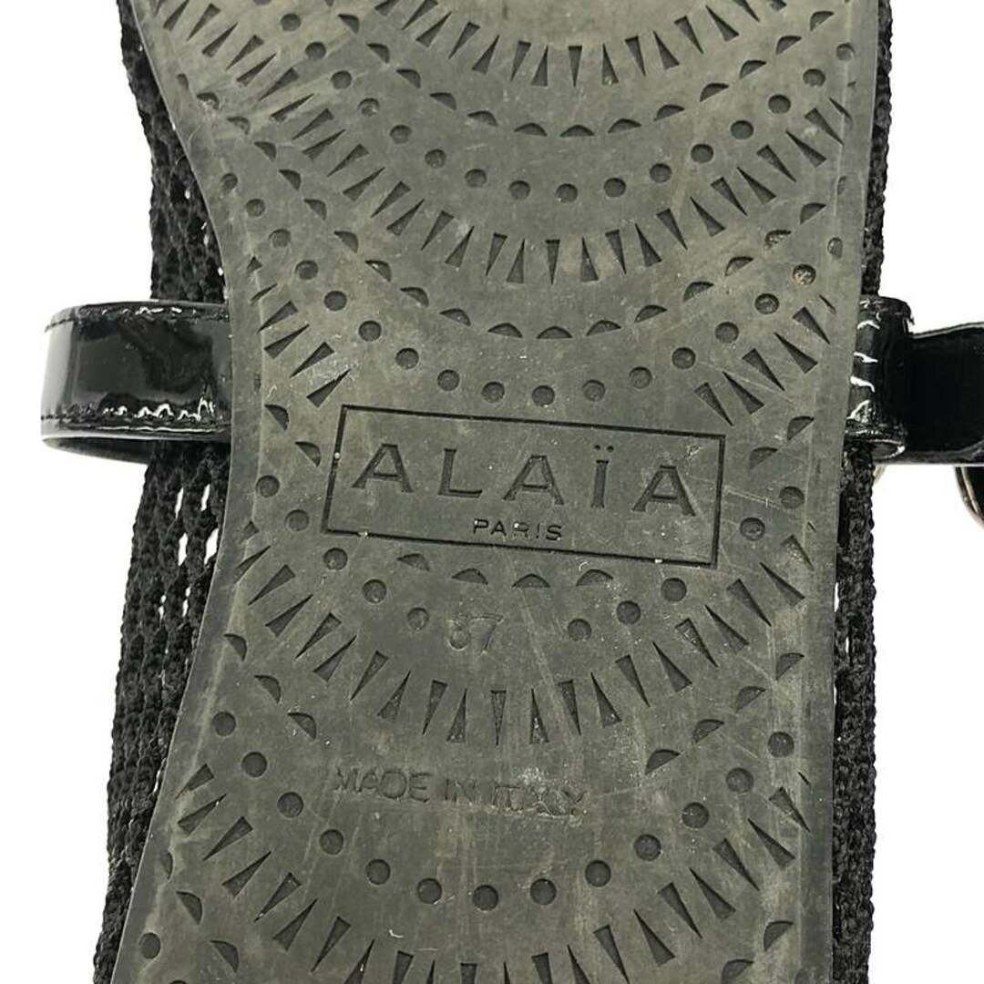 ALAIA / アライア | メッシュ フラットパンプス | 37 | ブラック ALAIA / アライア | メッシュ フラットパンプス | 37 | ブラック