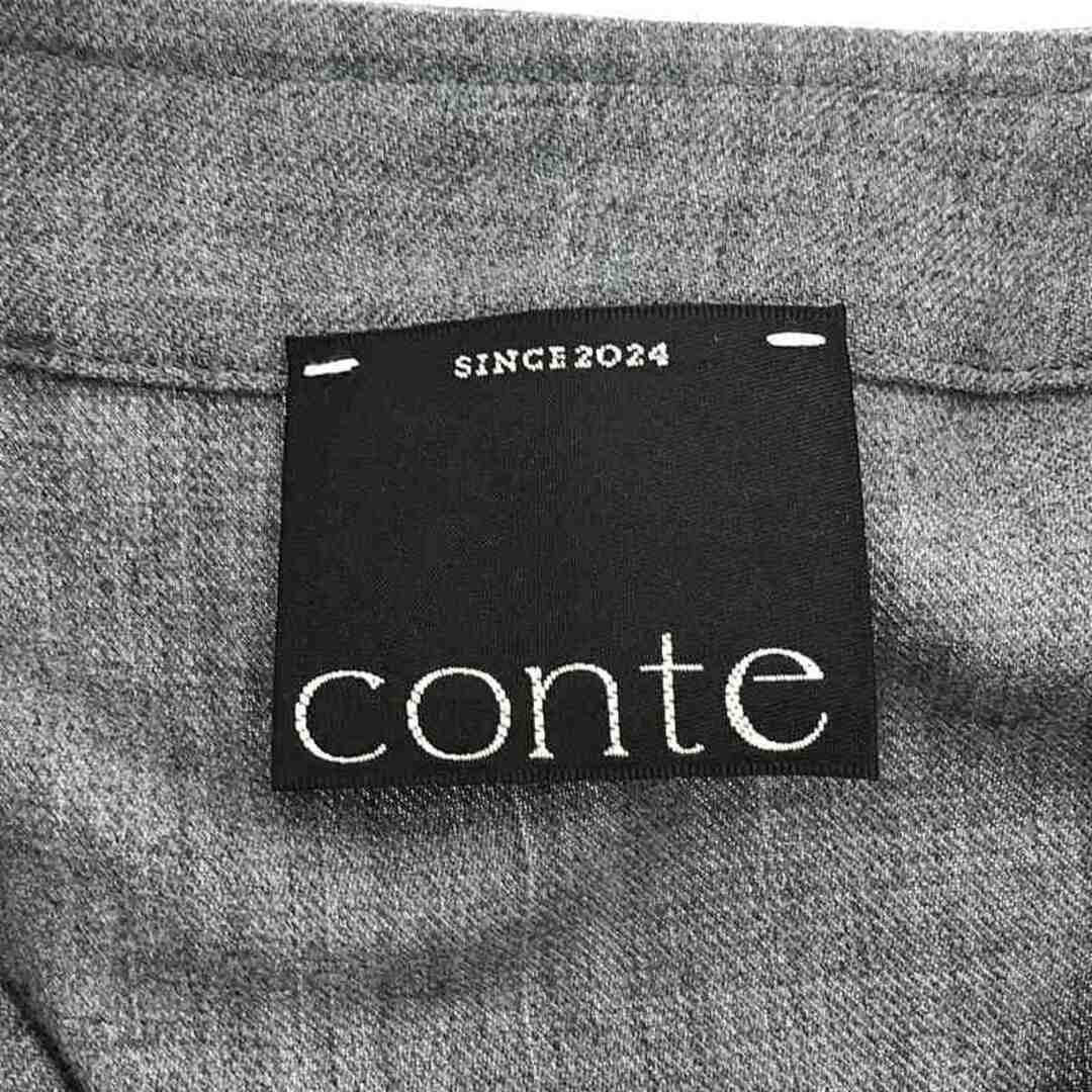 新品】 conte / コンテ | Vネック オールインワン | F | グレー 新品】 conte / コンテ | Vネック オールインワン | F | グレー