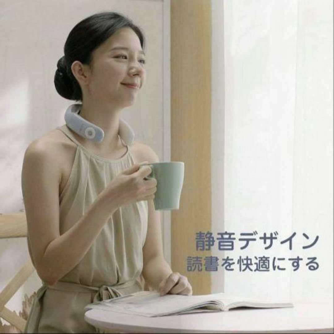 家庭用 ネックマッサージャー ５種類モード 軽量 コードレス コスメ/美容のリラクゼーション(その他)の商品写真
