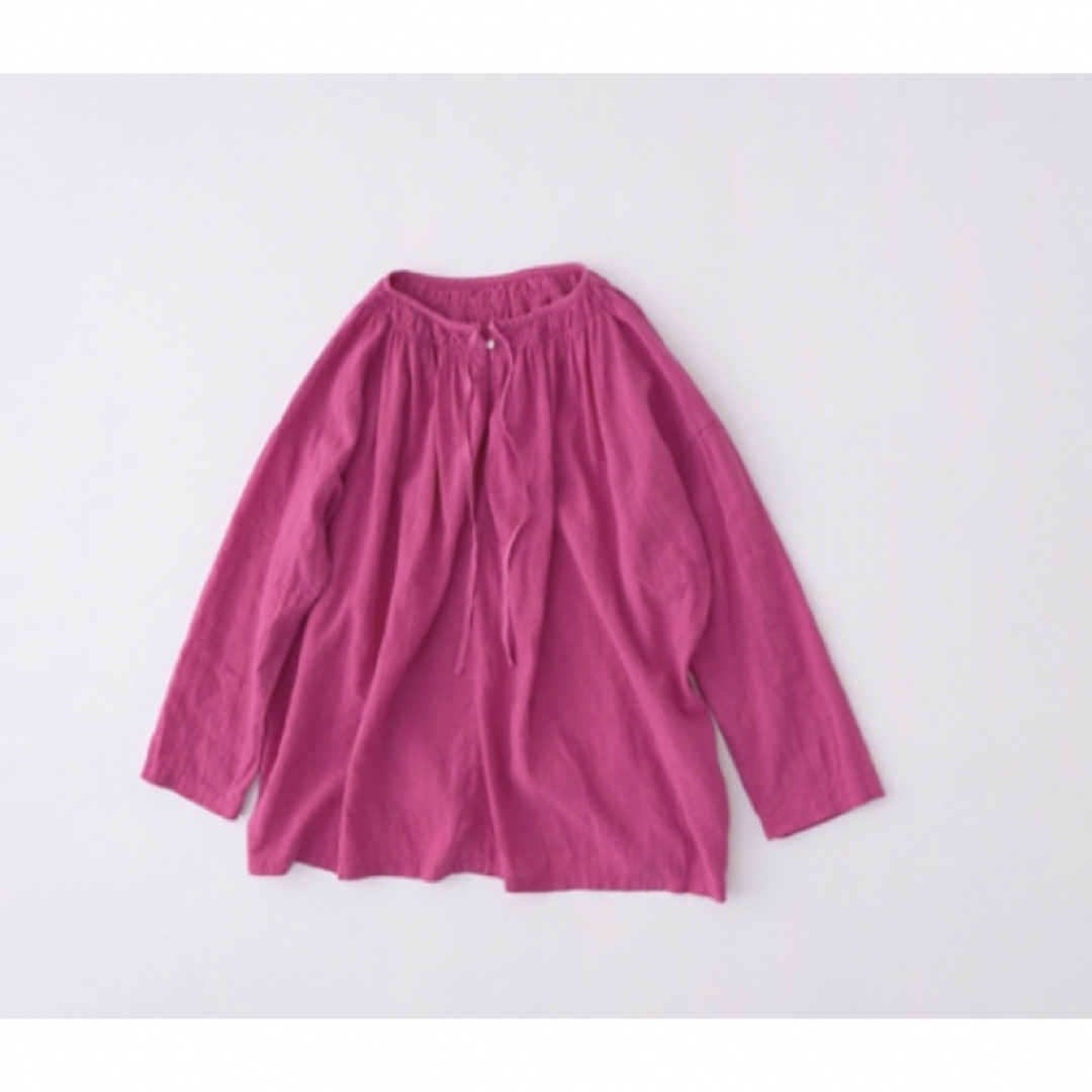 nest Robe - ネストローブ 近江晒しメニーギャザースモックの nest Robe - ネストローブ 近江晒しメニーギャザースモックの