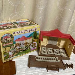 シルバニアファミリー(シルバニアファミリー)のシルバニアファミリー テラスのすてきなお家 ハ-38 テラス(1セット)(その他)