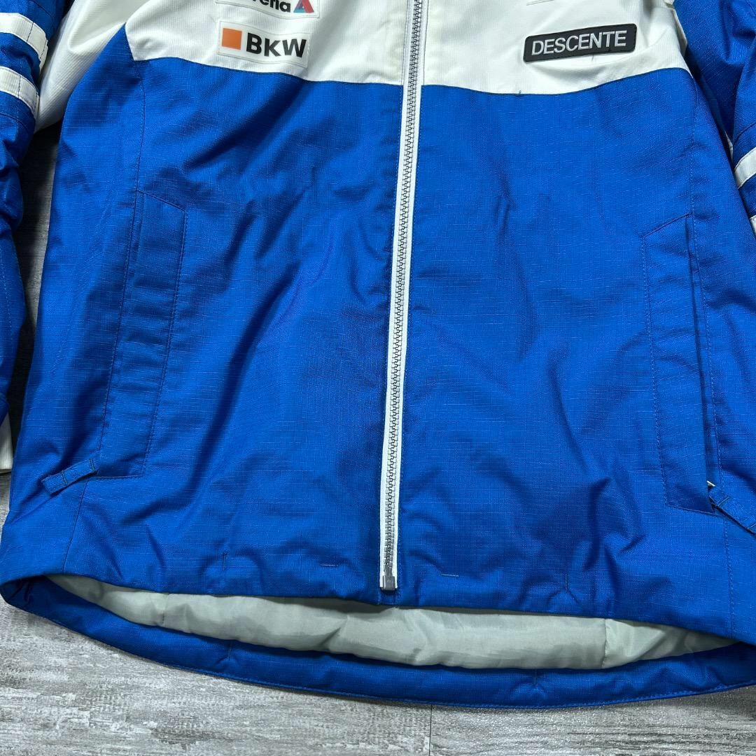 スイス代表モデル☆ DESCENTE デサント スキーウェア 150cm 青 スイス代表モデル☆ DESCENTE デサント スキーウェア 150cm 青